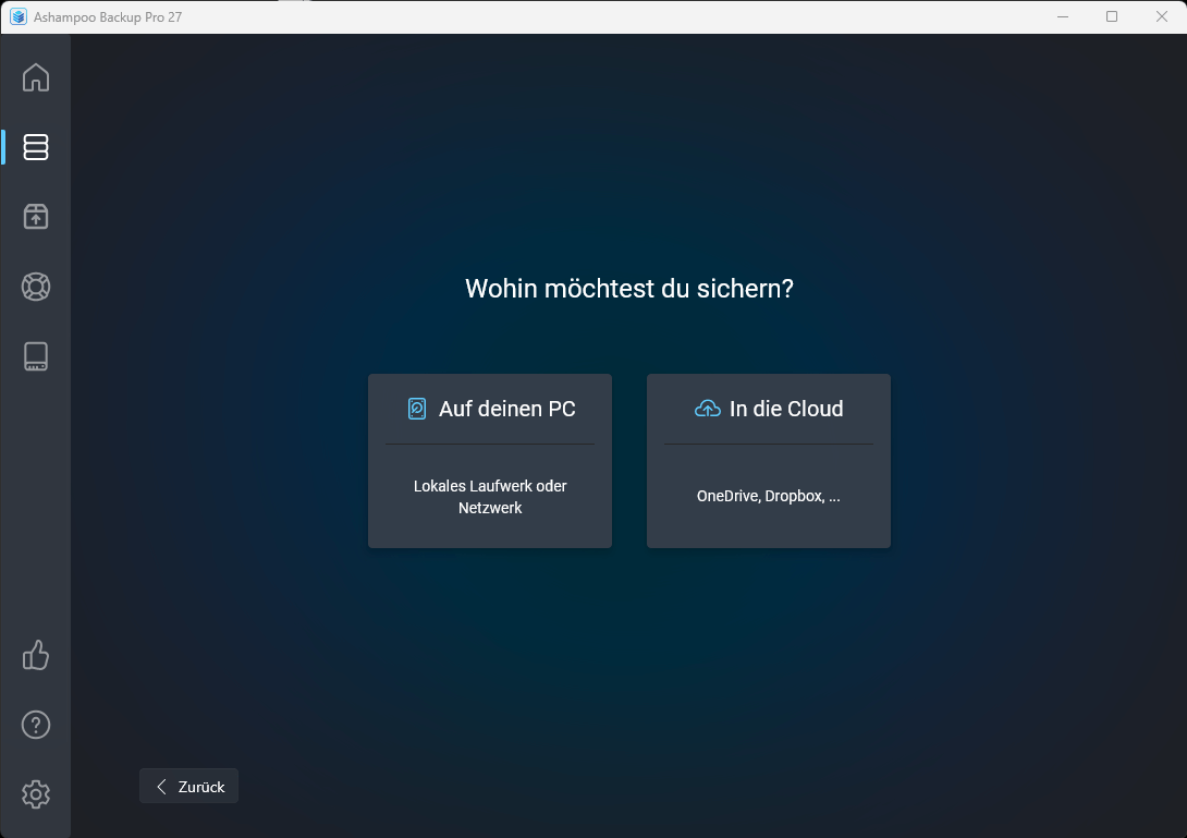 Ashampoo Backup Pro 27, Windows 11/10, Dauerlizenz, Digitaler Download Deutsch  