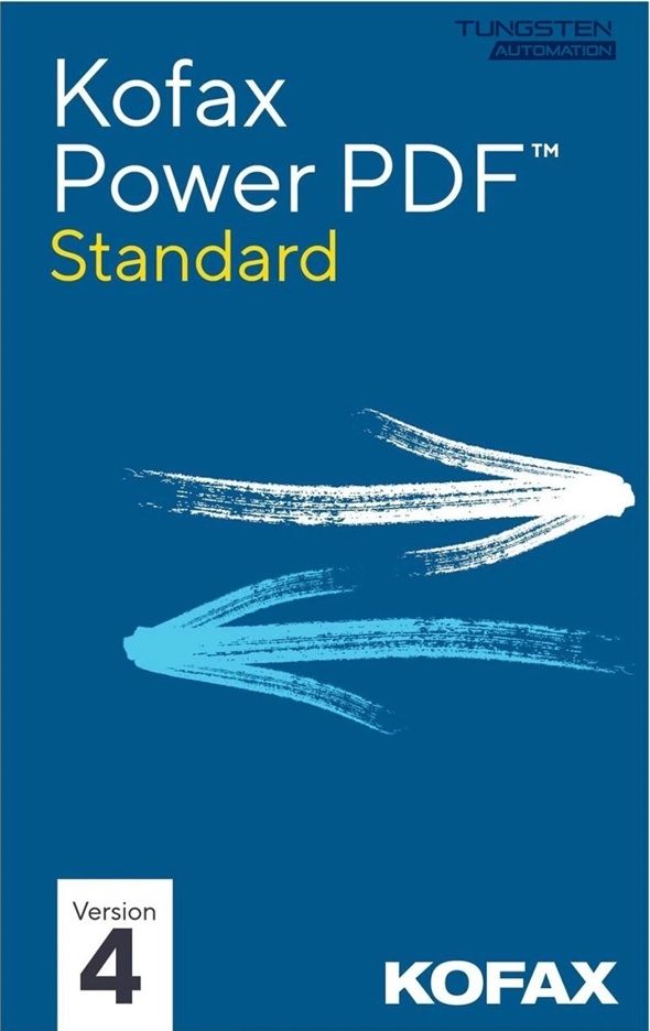 Kofax (Tungsten) Power PDF Standard 4 WIn Digitaler Download, Dauerlizenz