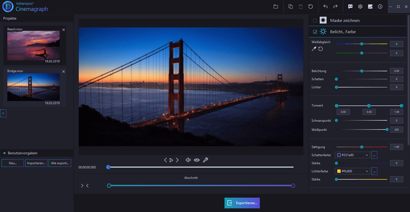 Ashampoo Cinemagraph Windows 11/10/8/7 1 PC Dauerlizenz Download