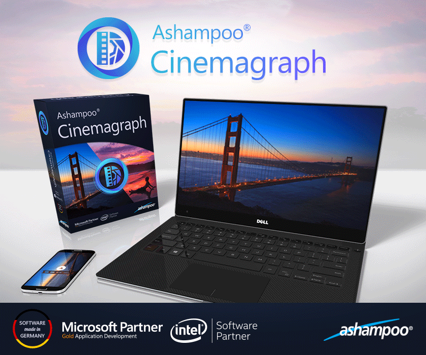 Ashampoo Cinemagraph Windows 11/10/8/7 1 PC Dauerlizenz Download