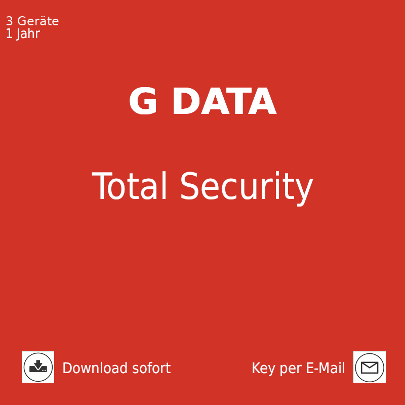 G DATA Total Security 2026, 3 Geräte, 1 Jahr, Download