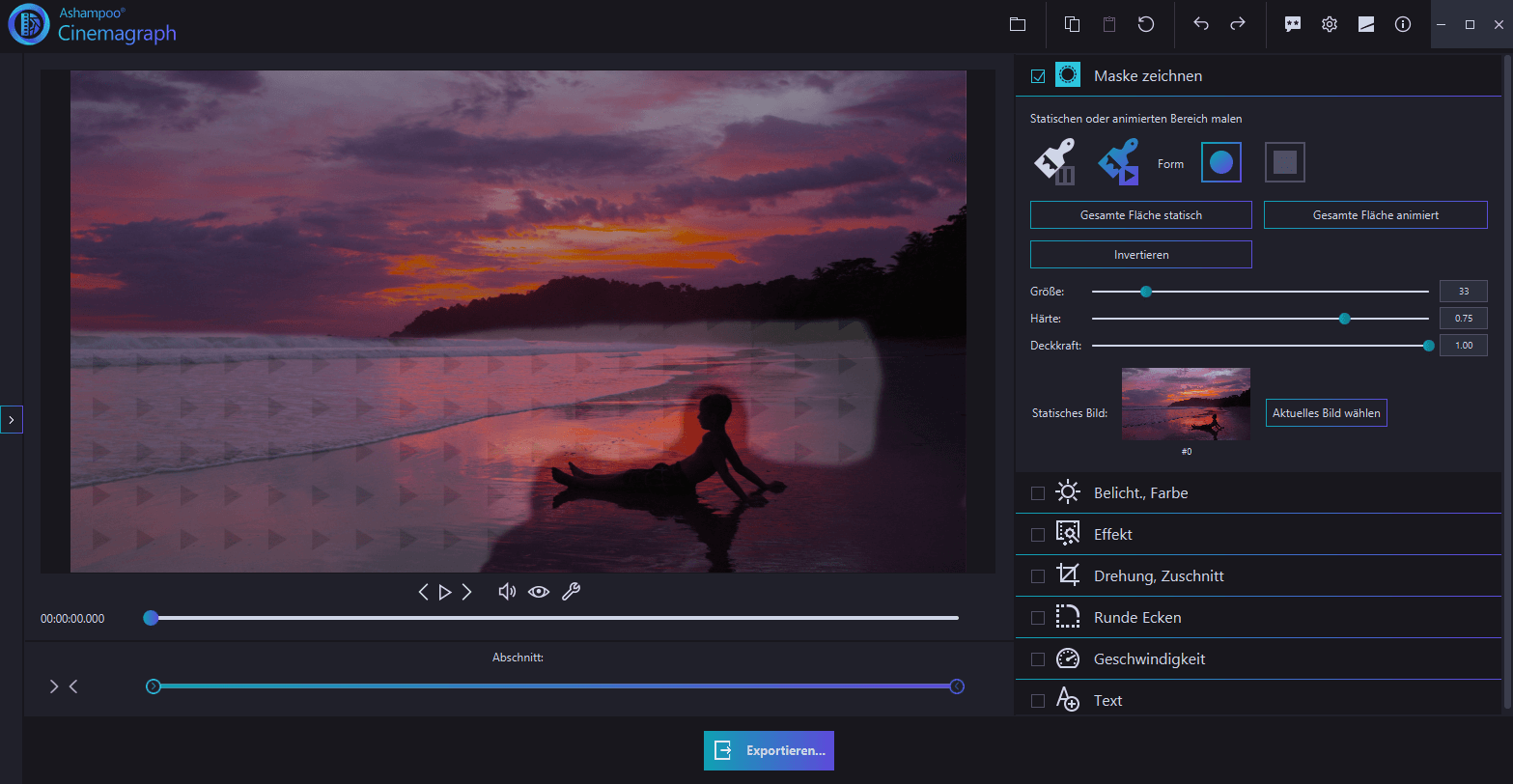 Ashampoo Cinemagraph Windows 11/10/8/7 1 PC Dauerlizenz Download